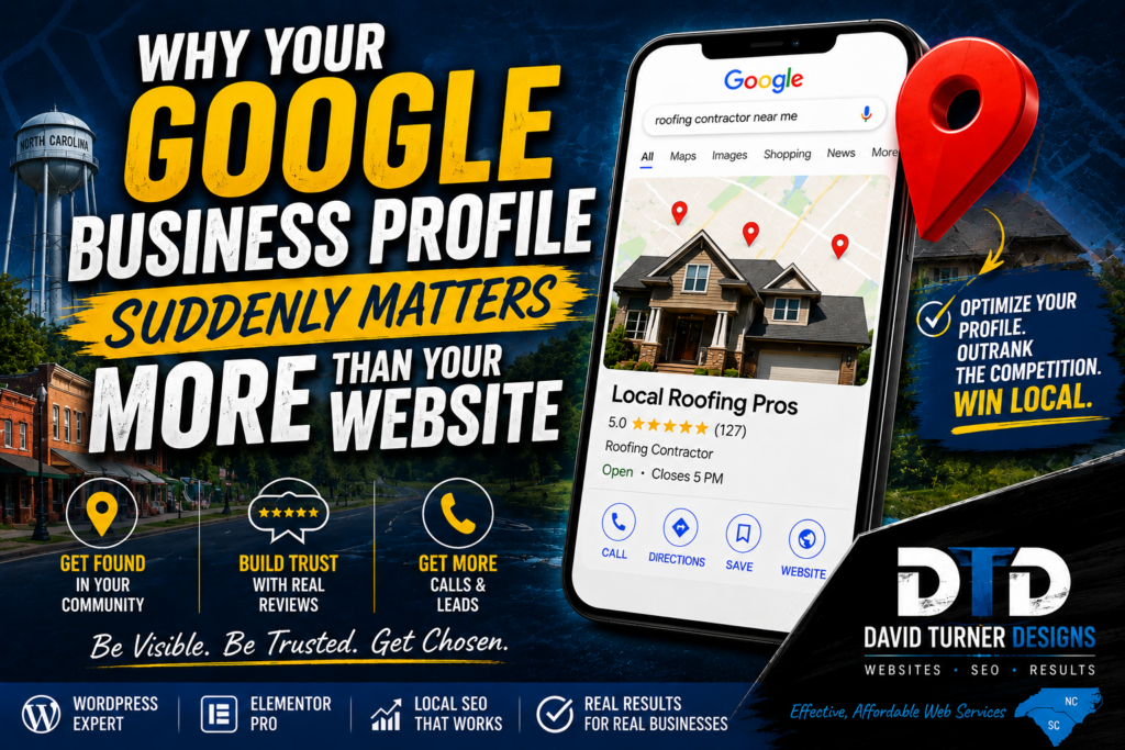Why your Google Business Profile matters more than your website — local SEO tips for contractors and small businesses